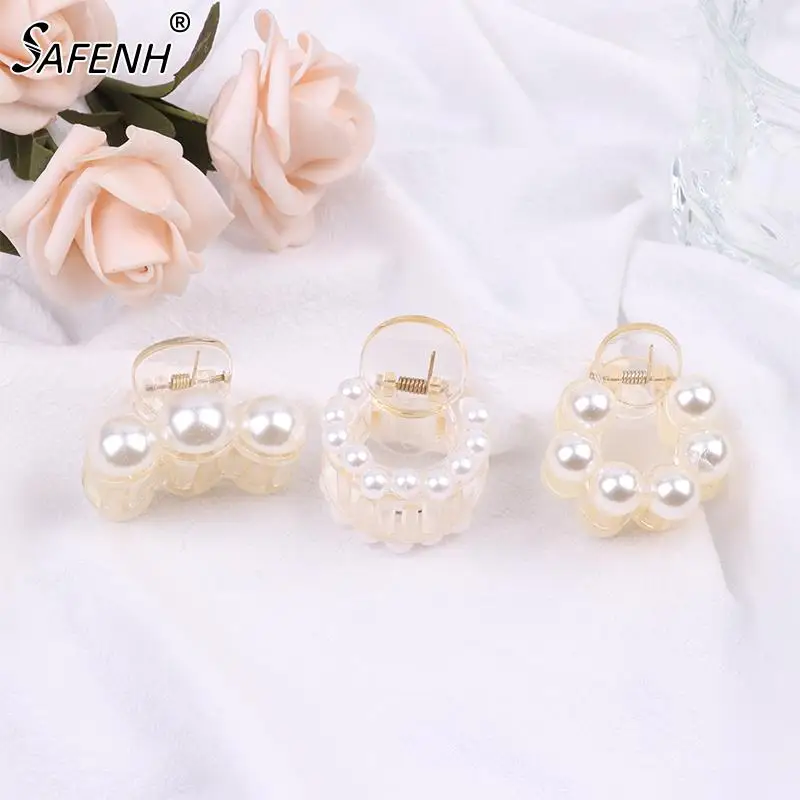 

Cute Round Pearl Hair Clip Girl Exquisite Hair Clip Feminine Temperament Elegant Hair Clip Shape Fashion Hair Accessories