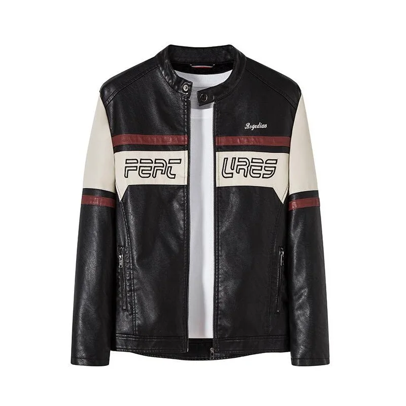 

motorcycle leather jackets for mens jacket winter Fleece biker leather jacket men coat jaqueta de frio maculina