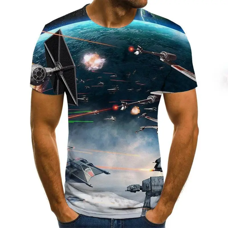 

Trendy Men 'S T -Shirt Anime 3d Printing Short Sleeve T -Shirt Fashion Casual Top T -Shirt Clothing