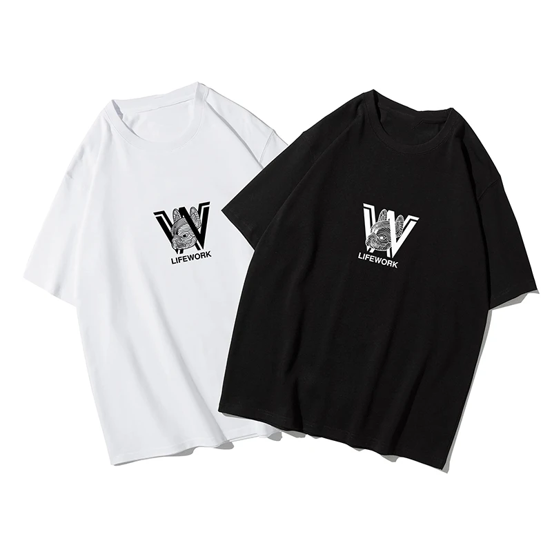 

Футболка мужская с коротким рукавом и круглым вырезом, из хлопка