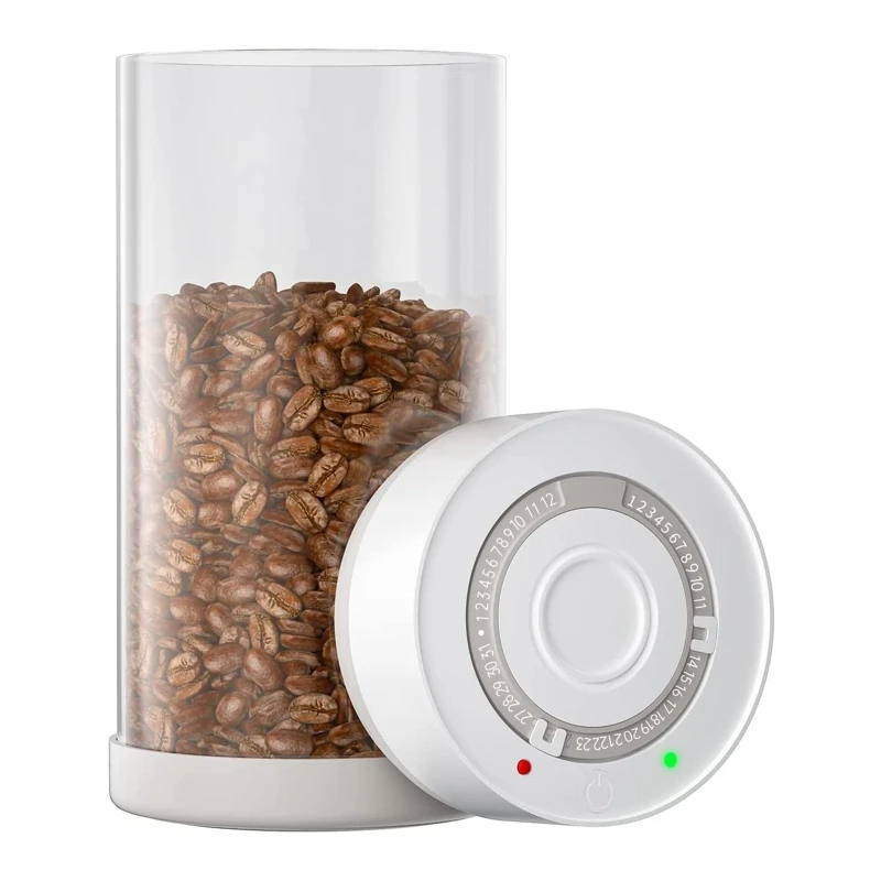 

Electric Vacuum Food Jar 1350ml Large Capacity Vacuum Airtight Conatiner for Milk Powder Wireless Intelligent Storage 40JA