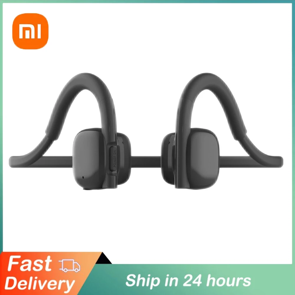 Xiaomi Real Bone Conduction Headphones Bluetooth 5.3 Wireless Earphones Waterproof Sports Headset with Mic for Running Driving
