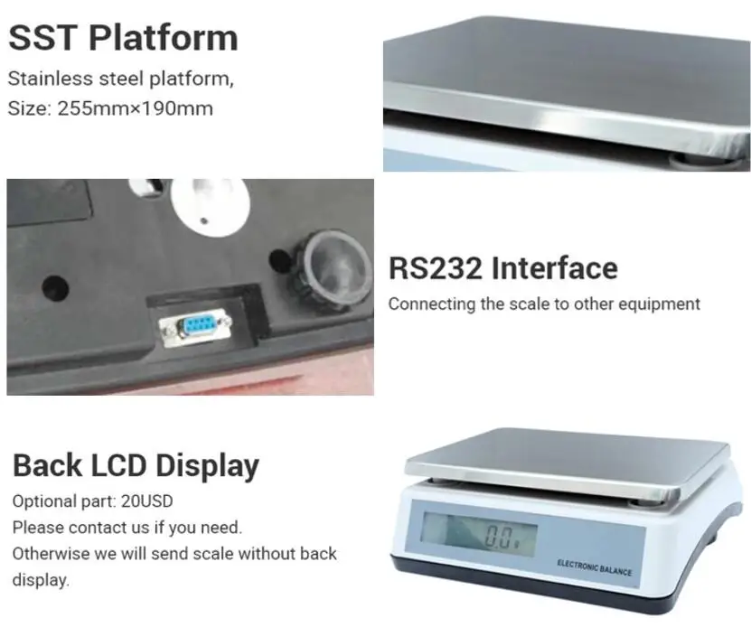 Весы электронные настольные с платформой 30 кг 100 150 200 300