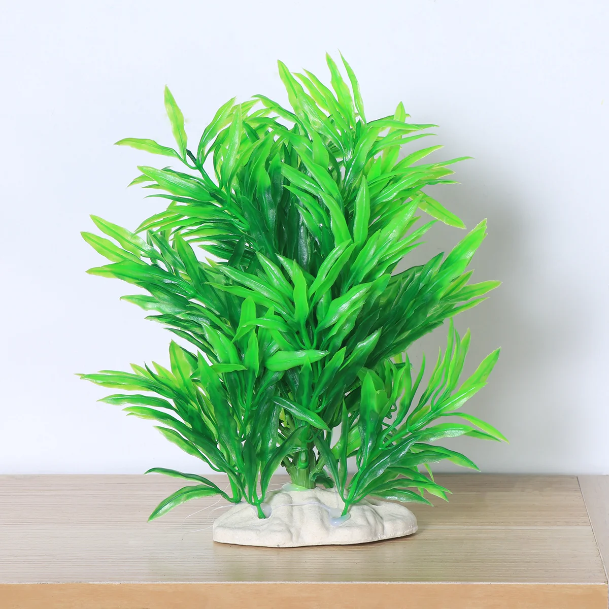 

Aquariumtankplasticartificial Landscape Fake Leaf Decorationsdecor Grass Watersoft Realistic Small Green Décor Tall Aquatic