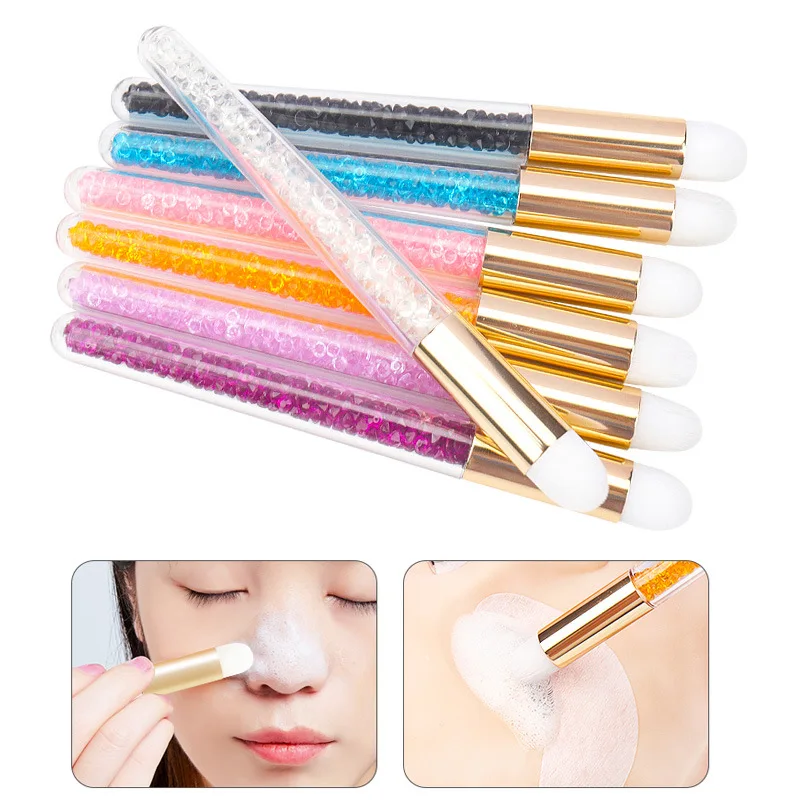 

Diamond Crystal Soft Eyelash Cleaning Brush Popular Lash Shampoo Brushes for Eyelash Extension