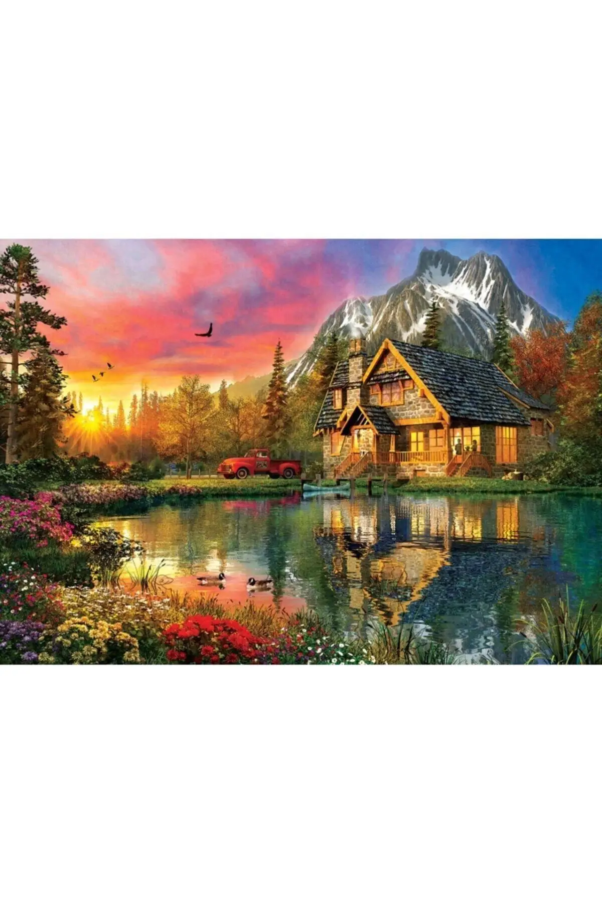 

Пазл «четыре сезона, один момент», 2000 деталей