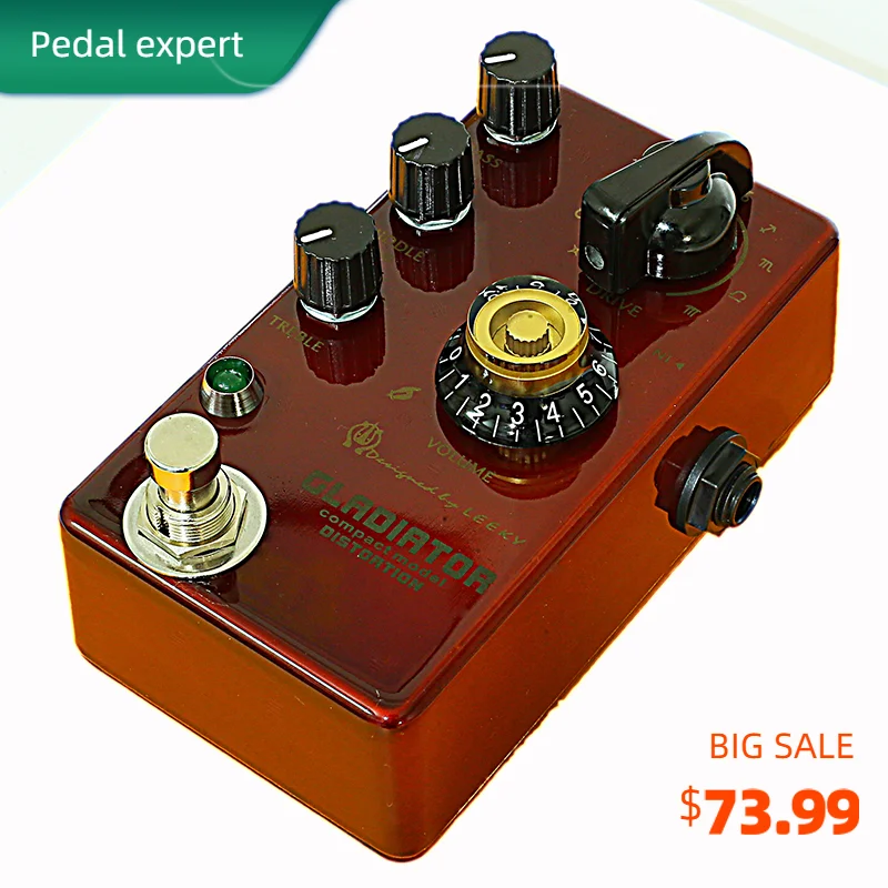 LILT Electric Guitar Distortion Effector Manual Pedal  Compact Version