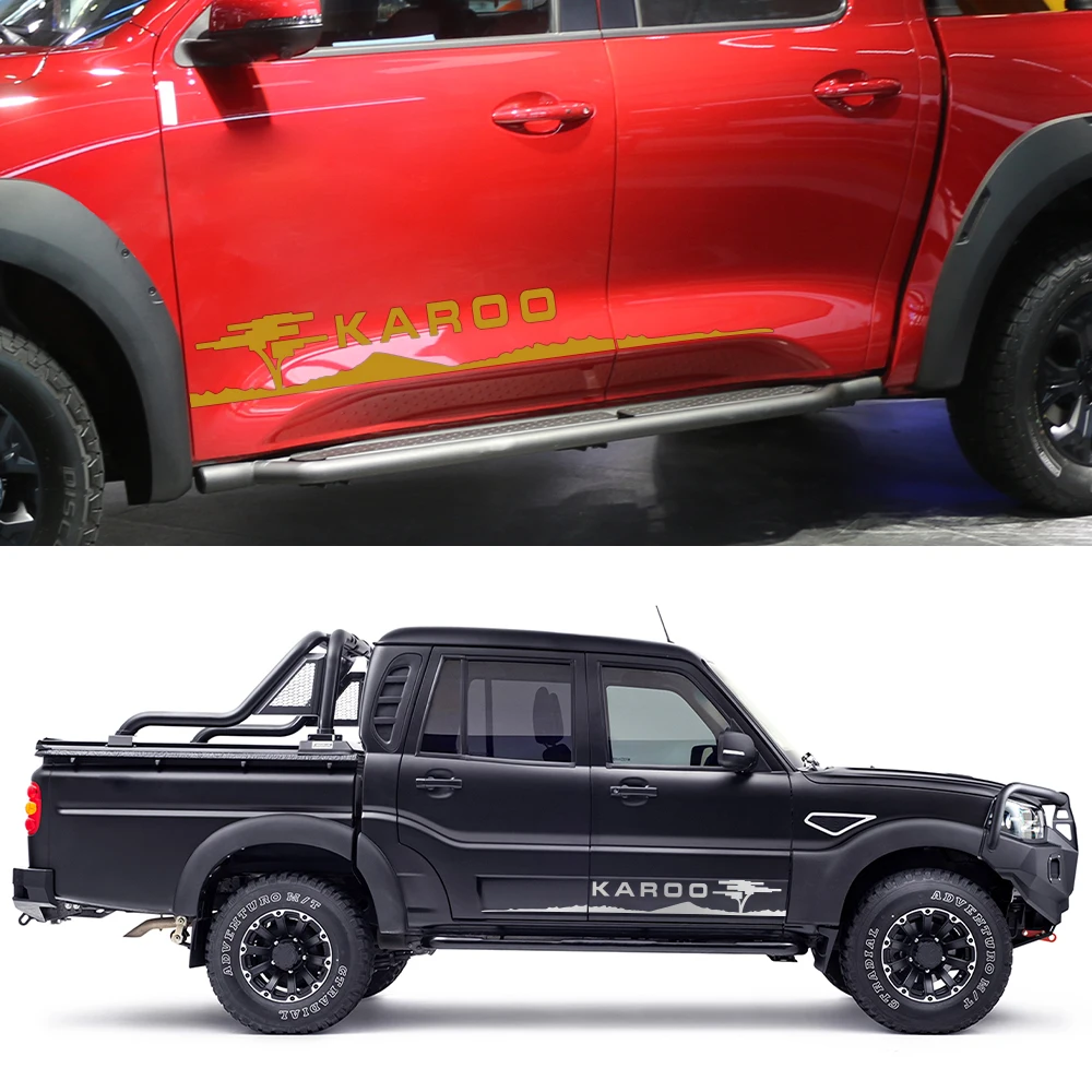 Наклейка на дверь и боковую юбку пикапа для Mahindra Karoo S6 S10 S11 графика грузовика