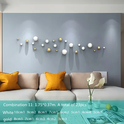 

Металлические настенные шары