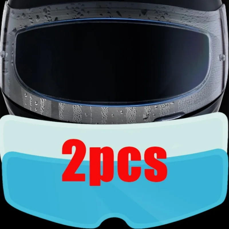 Motorcycle Helmet Anti-Fog Rainproof Film Driving Fog Resistant Nano Coating Clear Stickers Waterproof Films Helmet Accessories