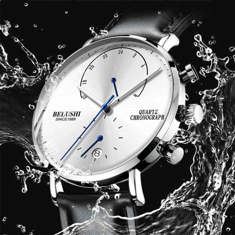 Мужские часы Топ люксовый бренд мужские наручные модные кварцевые