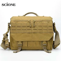 1000d laser molle military laptop bag tactical messenger bags computer backpack fanny shouder camping outdoor army bag xa156a