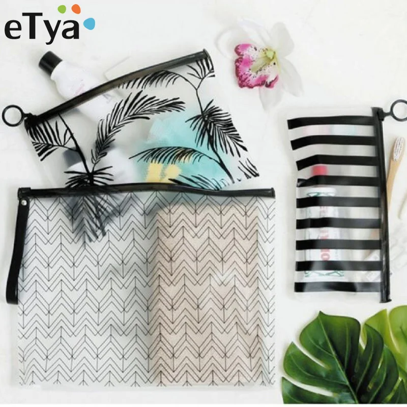 

Women Fashion Transparent Cosmetic Bag PVC Waterproof Toiletry Bags Travel Organizer Necessary Beauty Case Makeup Bath Wash Bag