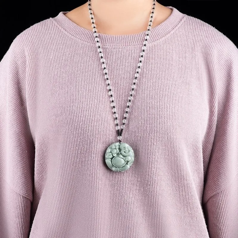 Кулон из натурального нефрита пиксу Будда мужской кулон льда мужское и женское