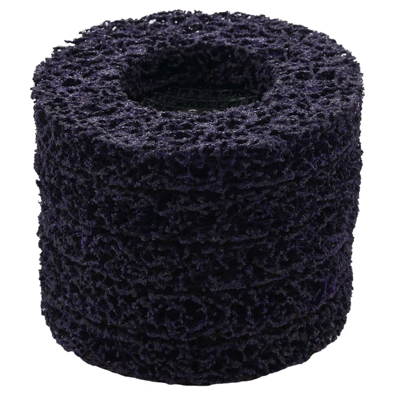 

25Pcs Durable Poly Strip Disc Wheel 100X16mm Wood Metal Paint Rust Removal Clean Abrasive Tools For Angle Grinder