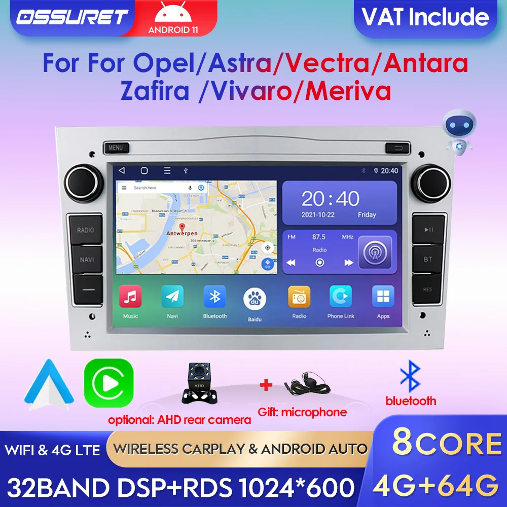 4G 64G Android 11 2 Din Car GP	