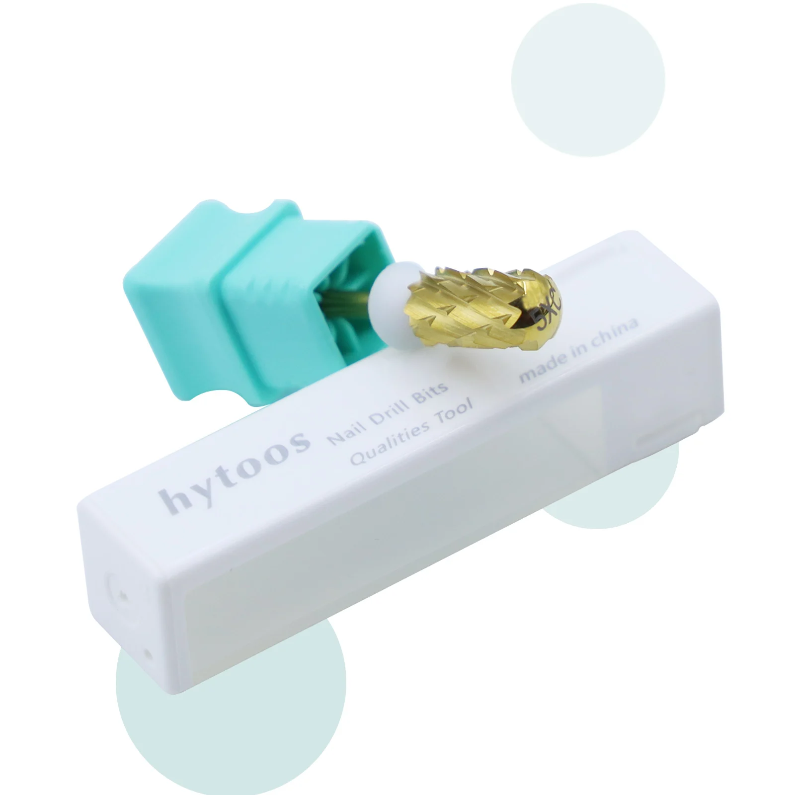 Сверло для ногтей из нержавеющей стали маникюра от HYTOOS безопасное большое