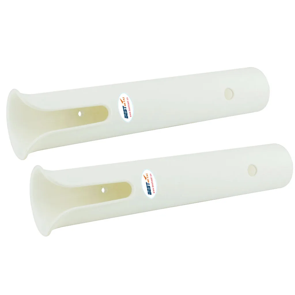 

2 Pieces Rod Holder/Ship Yacht Single Rack Rod Lightweight - White