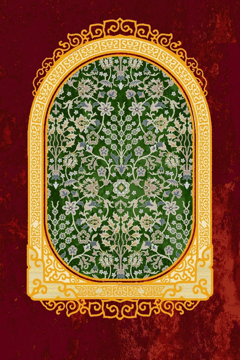 Muslim Prayer Rug Floor Mats Carpet for Living Room Doormat Non-slip Chair Mat Carpet In The Bedroom Portable Travel Prayer Rug