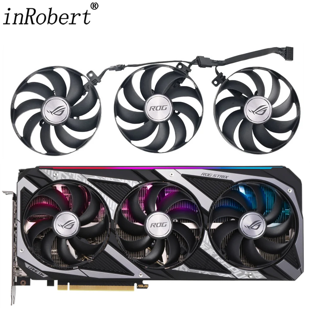 

Video Card Fan Replacement For ASUS ROG Strix GeForce RTX 3050 3060 88MM T129215BU RTX3050 RTX3060 Graphics Card Cooling Fan