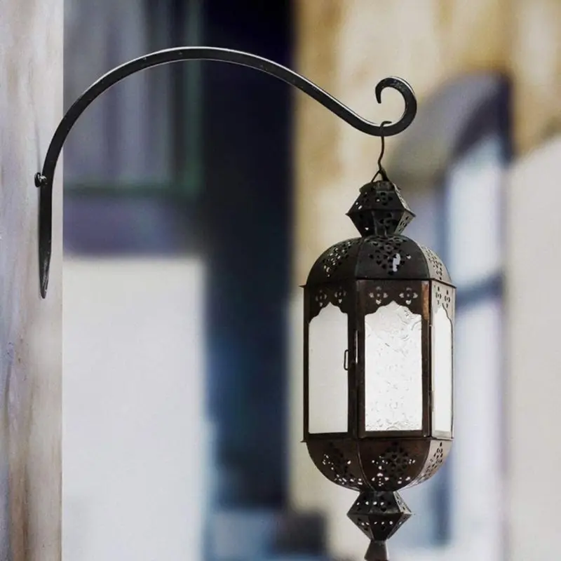 

Nordic Wall Hanging Flower Pot Support Plant Bracket Hook Hanger Balcony Decor