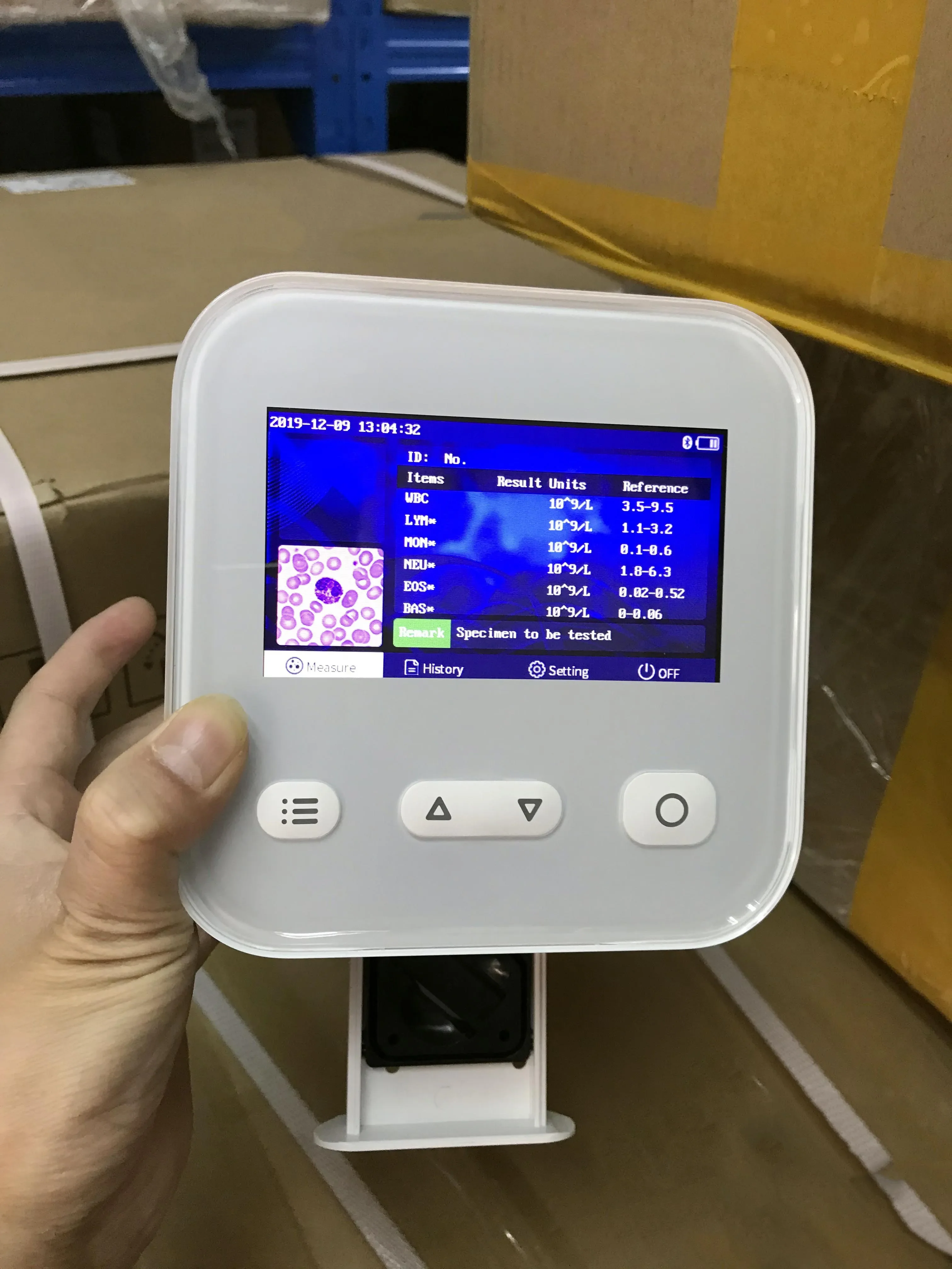 2024 клинический анализатор WBC DIFF дифференциал белых клеток для людей по заводской