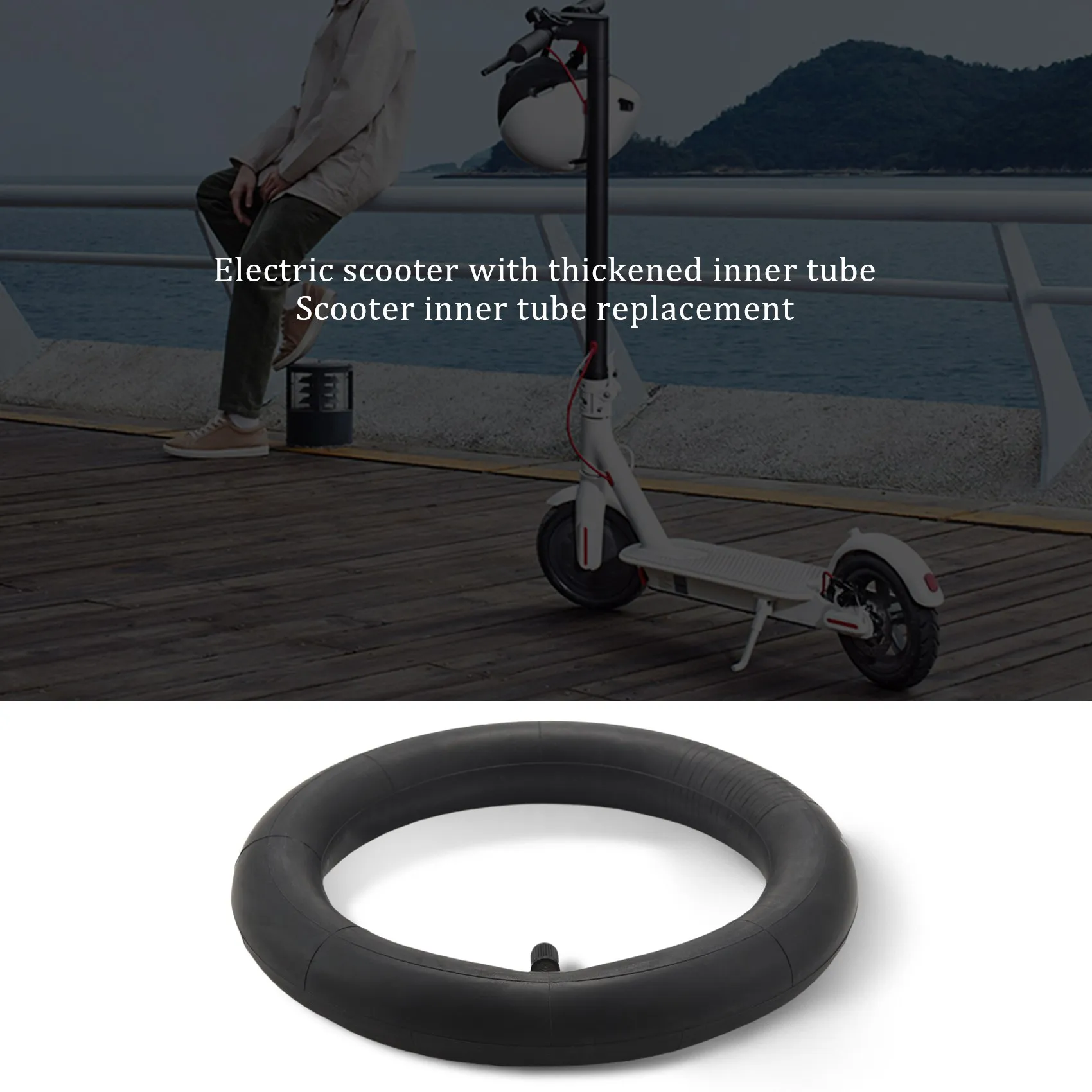 

Electric Scooter Tire 8.5 Inch Inner Tube Camera 8 1/2X2 for Xiaomi Mijia M365 Spin Bird 8.5 inch Electric Skateboard