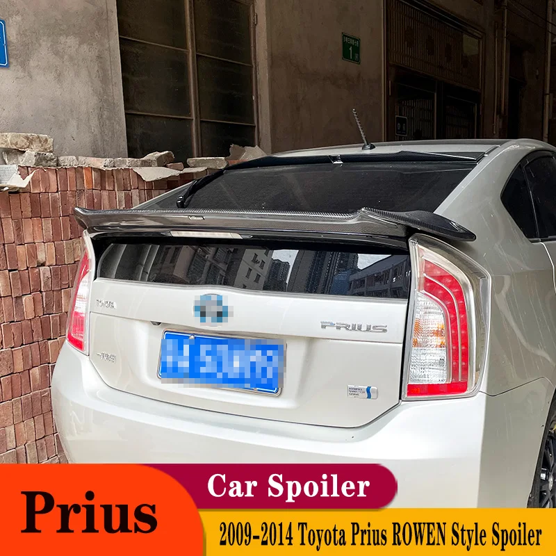 "Carbon Fiber / FRP Material Spoiler For Toyota Prius 20092014 ROWEN