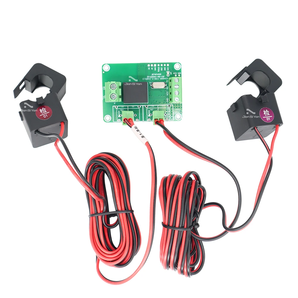 

JSY-MK-194G Двунаправленный измеритель мощности переменного тока 1P 20mA-100A с TTL Modubus-RTU (все функции такие же, что и JSY-MK-194T)