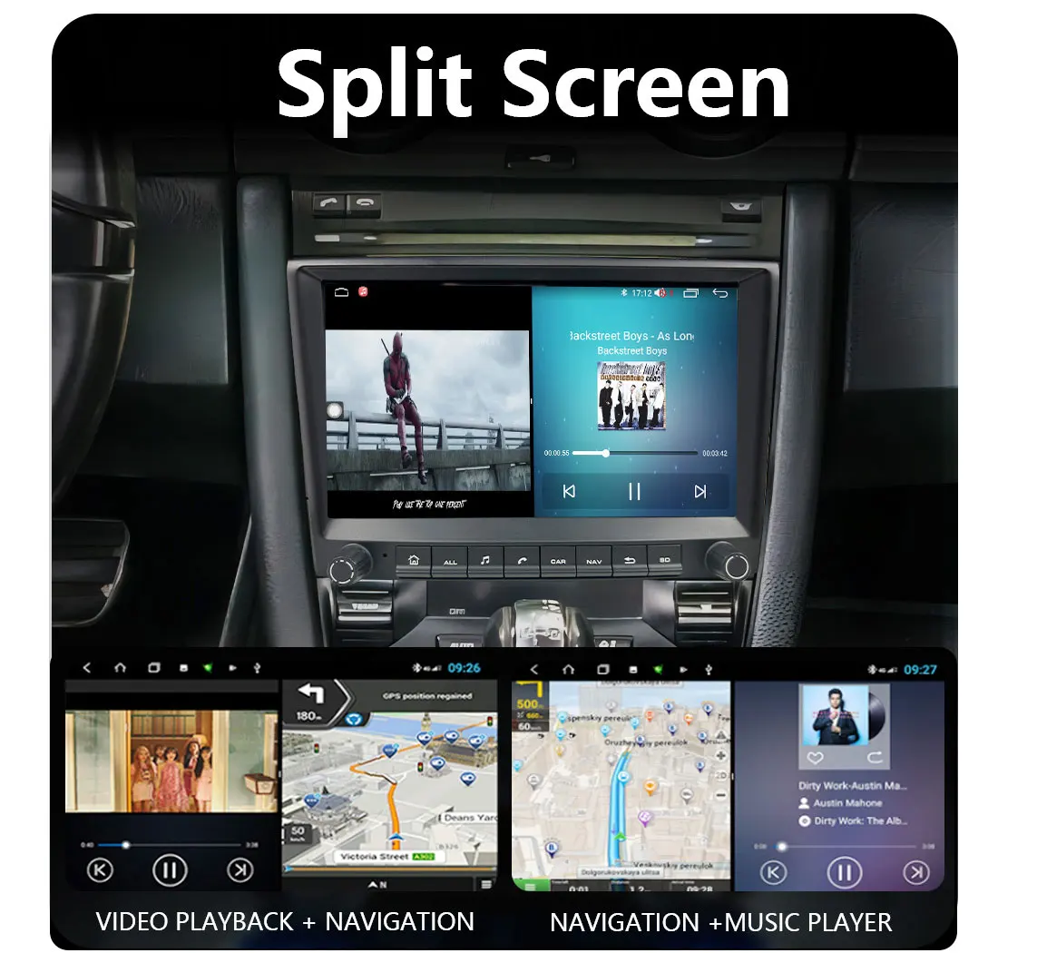 Фото Автомагнитола CHSTEK Android для Porsche 911 997 Boxster Cayman 987 с беспроводным CarPlay Qualcomm, 4G, GPS, Bluetooth, мультимедийная система №3