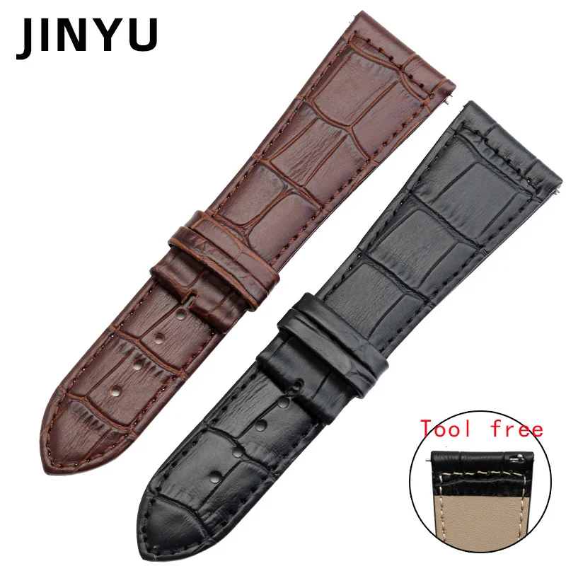 For Franck Muller Leather WatchBand FM Watch Men Women 22 26 30mm Watch Band Apple Watch Strap 30mm