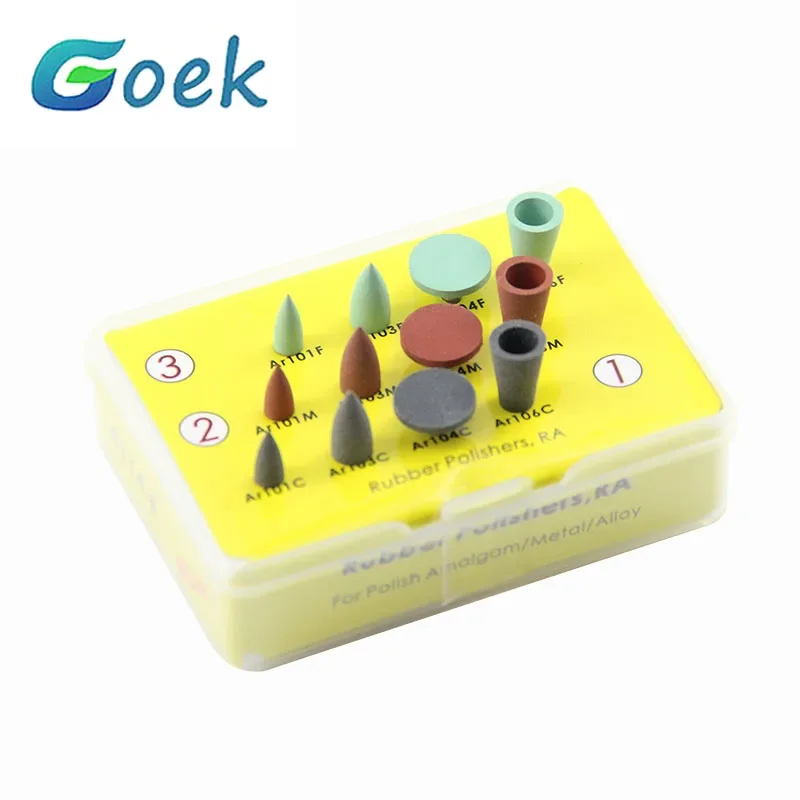 Стоматологические полировальные наконечники GOEK 12 шт.