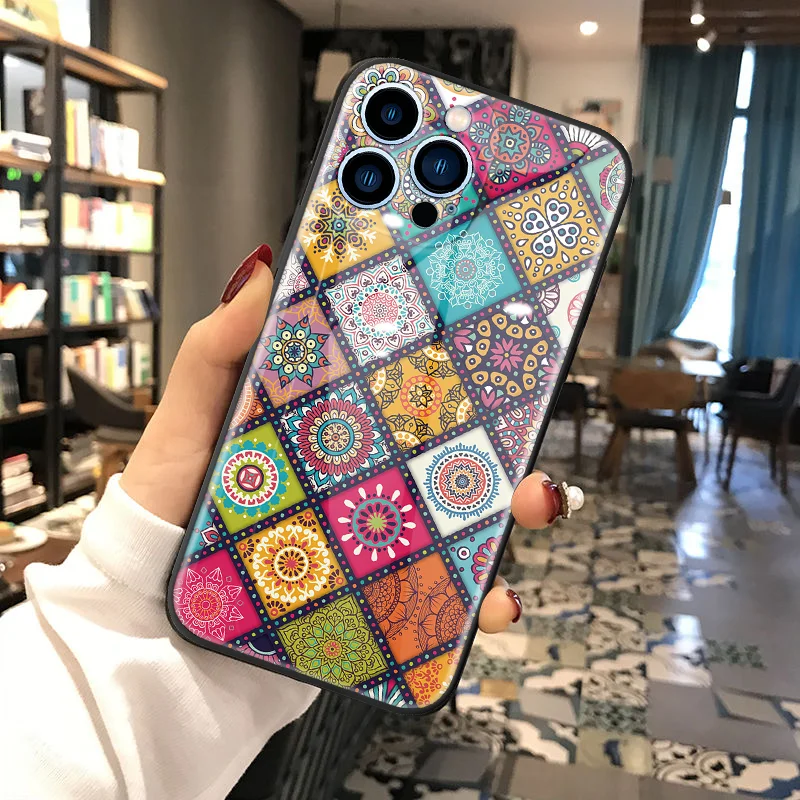Модный Леопардовый эпоксидный чехол для iPhone 12 13 11 Xs Pro Max XR X 7 8 Plus Mini 6 SE 2020