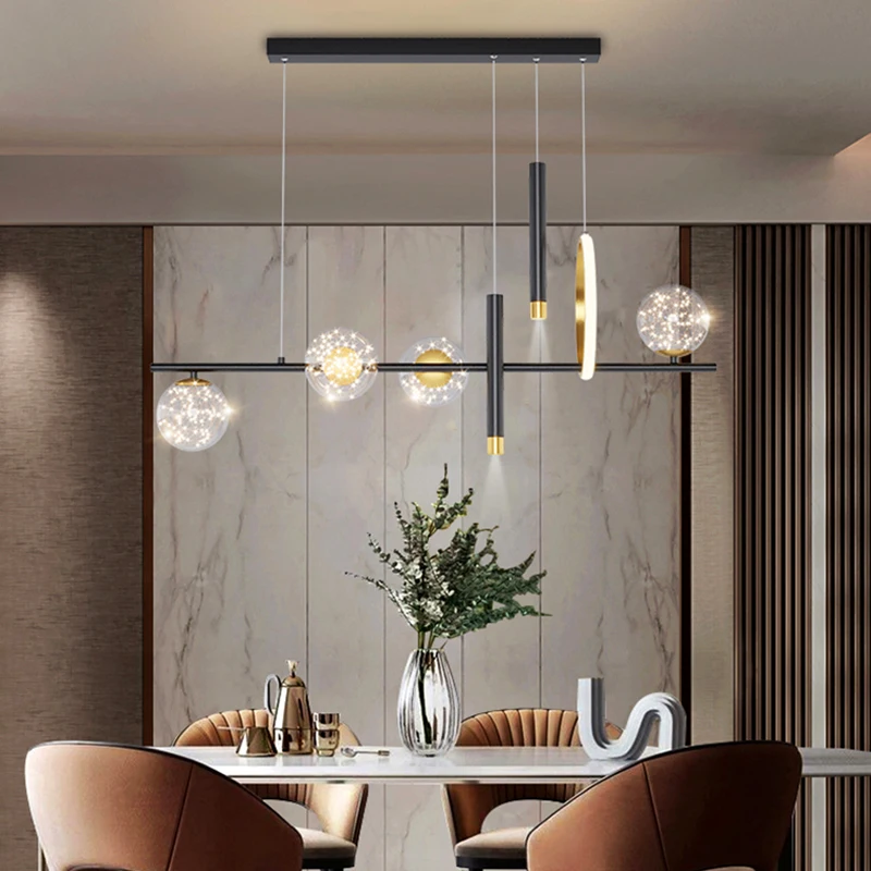 

Pendant Lamp Led Art Chandelier Light Room Decor Christmas Decoration Modern home dining lustre hanging ceiling fixture indoor