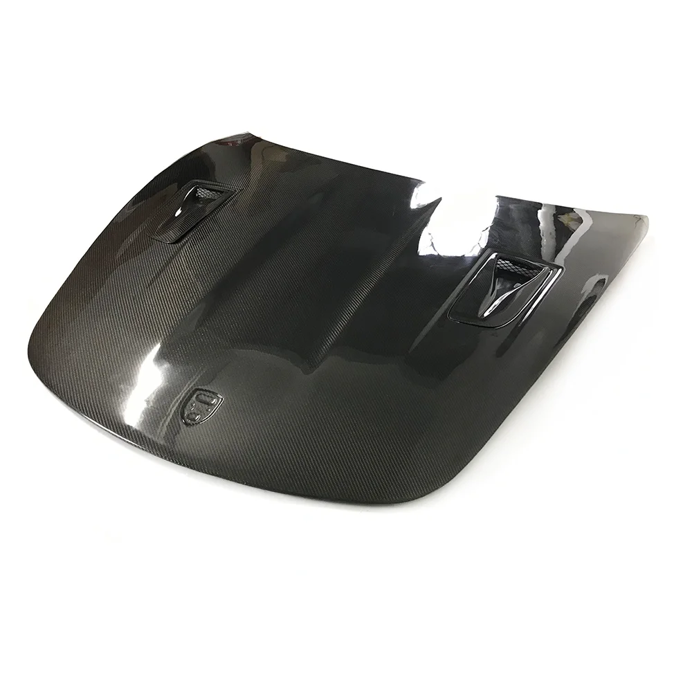 Replaced Style Real Carbon Fiber Front Bumper Hood Bonnet Cover for Porsche 718 981 Boxster Cayman 991 911