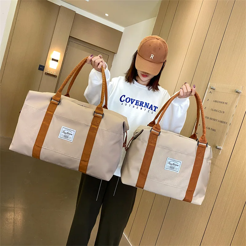 

Lightweight And Simple Outdoor Travel Bag Luggage Bag Fitness And Sports Bag Business Trip Boarding Bag Large Capacity Women Bag