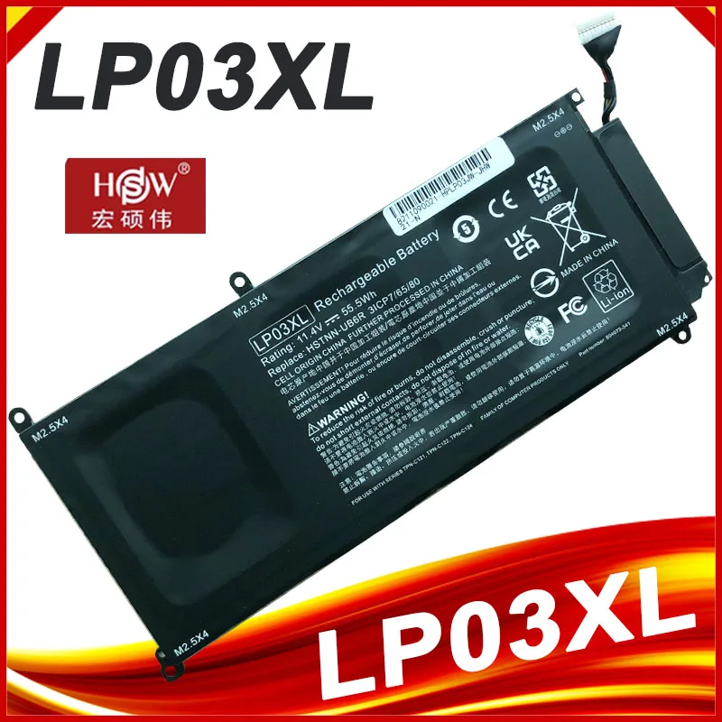 

Аккумулятор LP03XL для ноутбука HP 804072-241 804072-541 805094-005 807211-121 807211-221 807211-241 807417-005 Envy 15 15-ae020TX