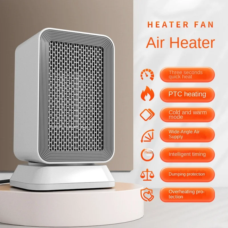 110V-220V Heating Heater Shaking Head Home Office Desktop Heater Small Foot Warmer Hand Warmer