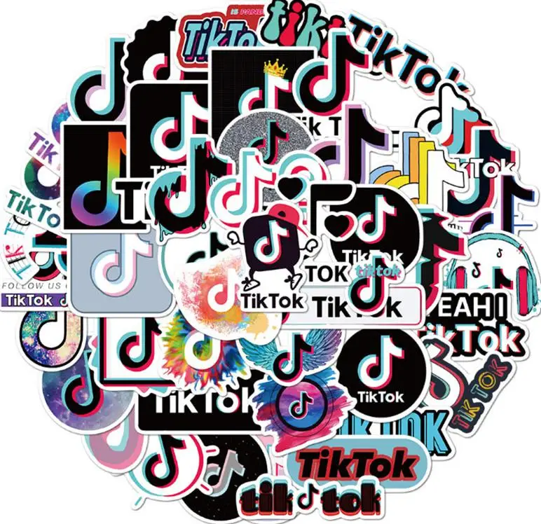 

10/30/50pcs Happy Music Pop Graffiti Stickers Cartoon Brand Logo Stickers Kids Toys Phone Diy Laptop Scrapbook Stickers Bomb