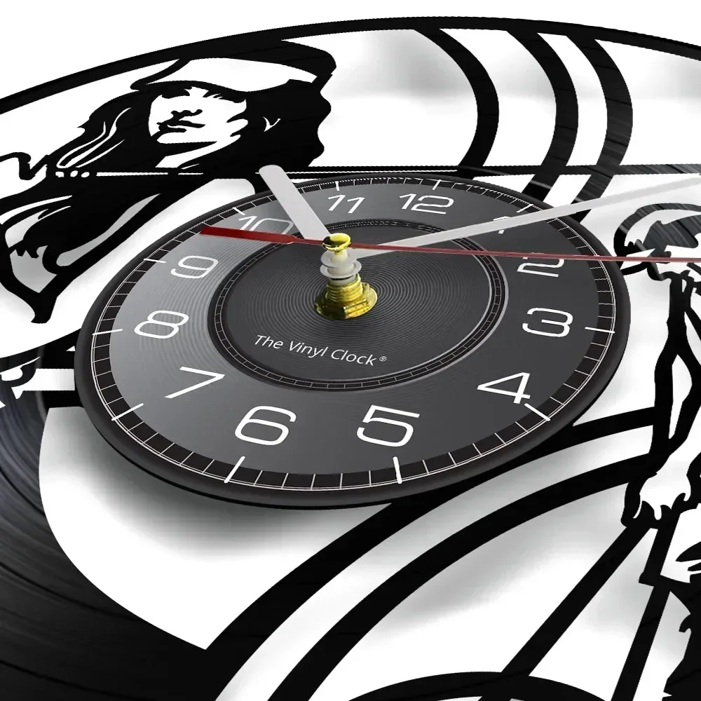 Эксклюзивные настенные часы с виниловой пластиной для гольфа спортивного клуба