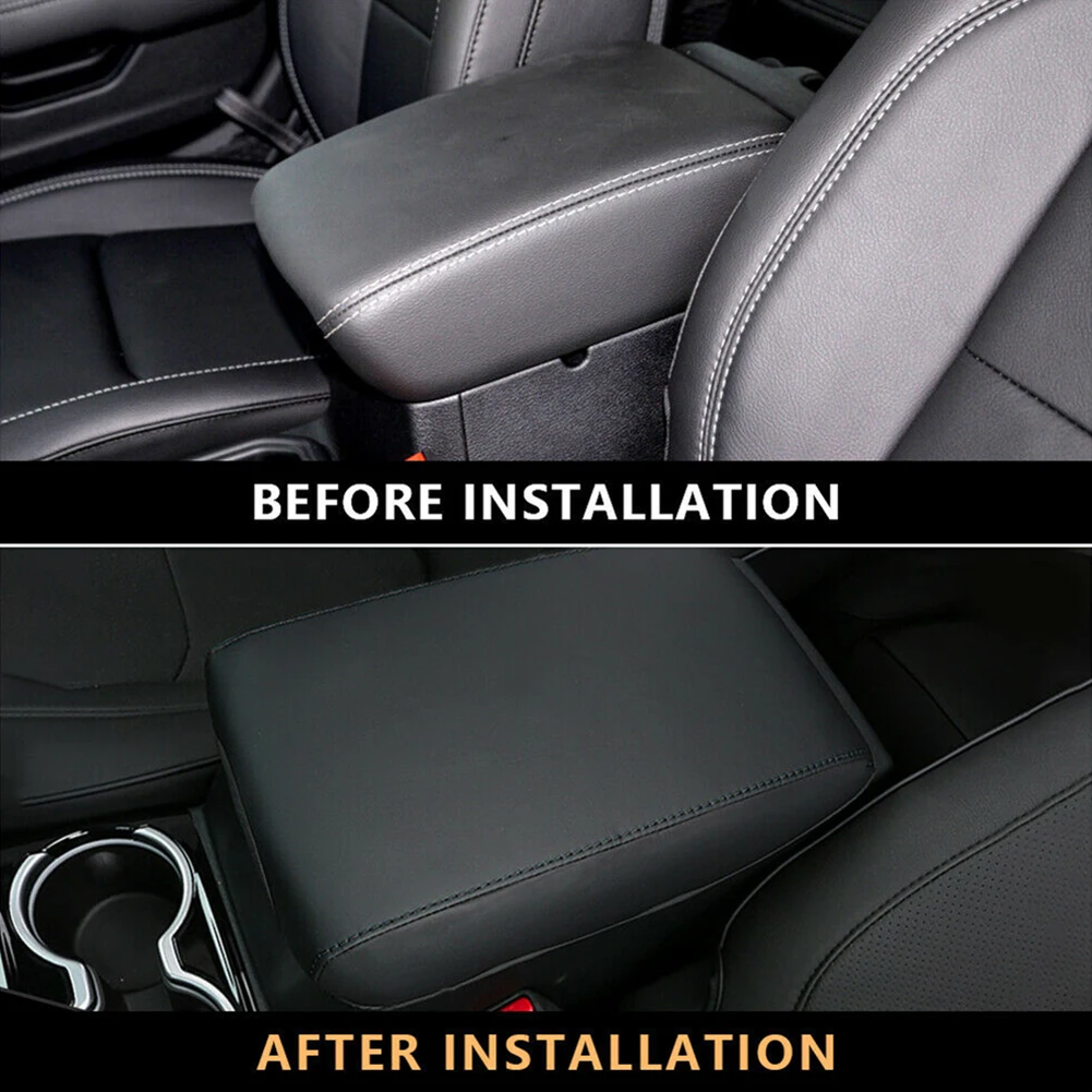 

Front Center Console Cover Armrest Cover Car Accessories Car Console Leather