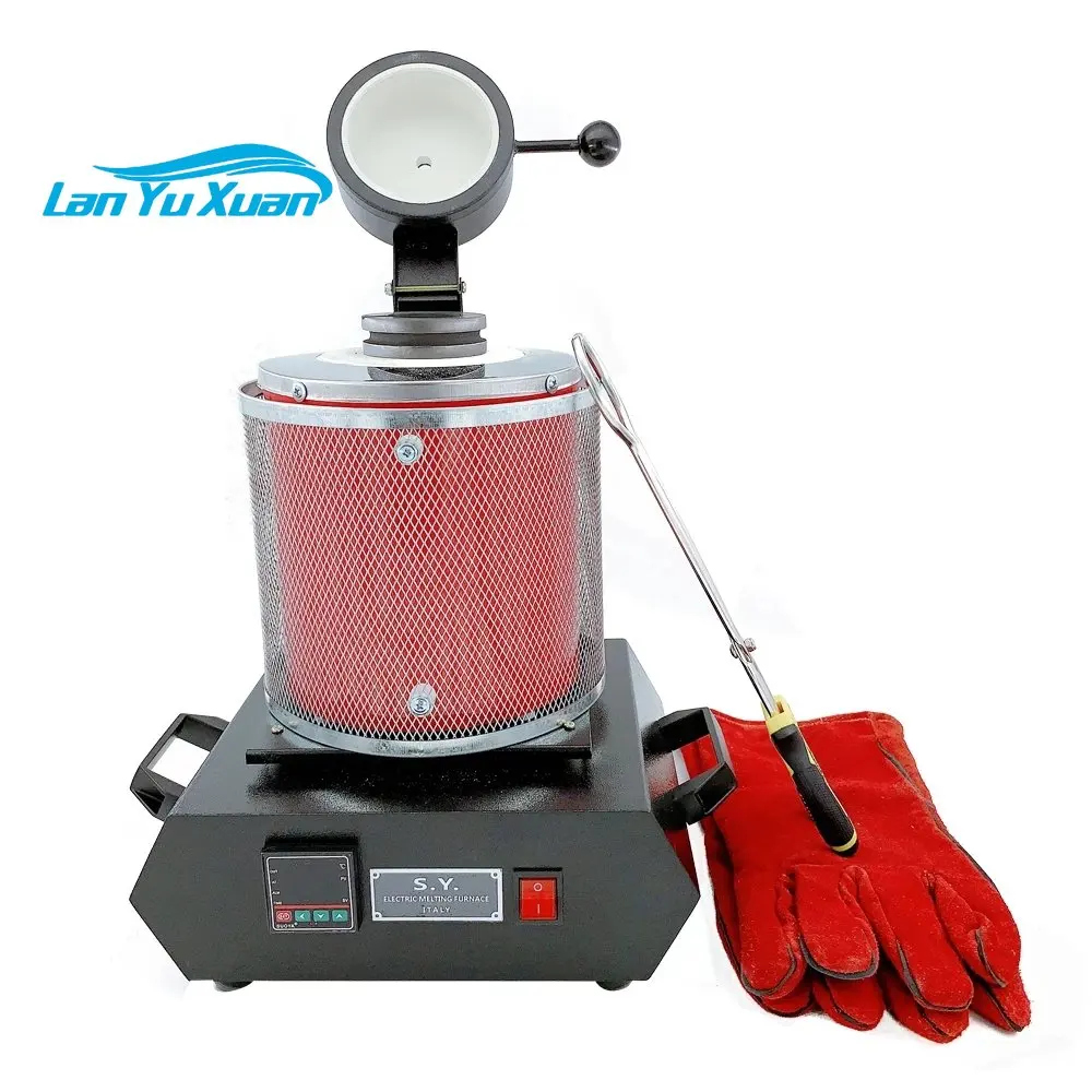 

1kg 2kg 3kg Furnace Induction Melting Portable Device For Gold Electric Metal Foundry 20Kg Small Copper Furnace Fast Smelting
