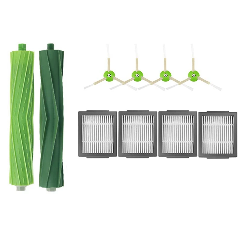 

1Set Robotic Vacuum Accessories Robot Sweeping Accessories Main Brush Side Brushes HEPA Filters For Irobot Roomba I7 E5 E6