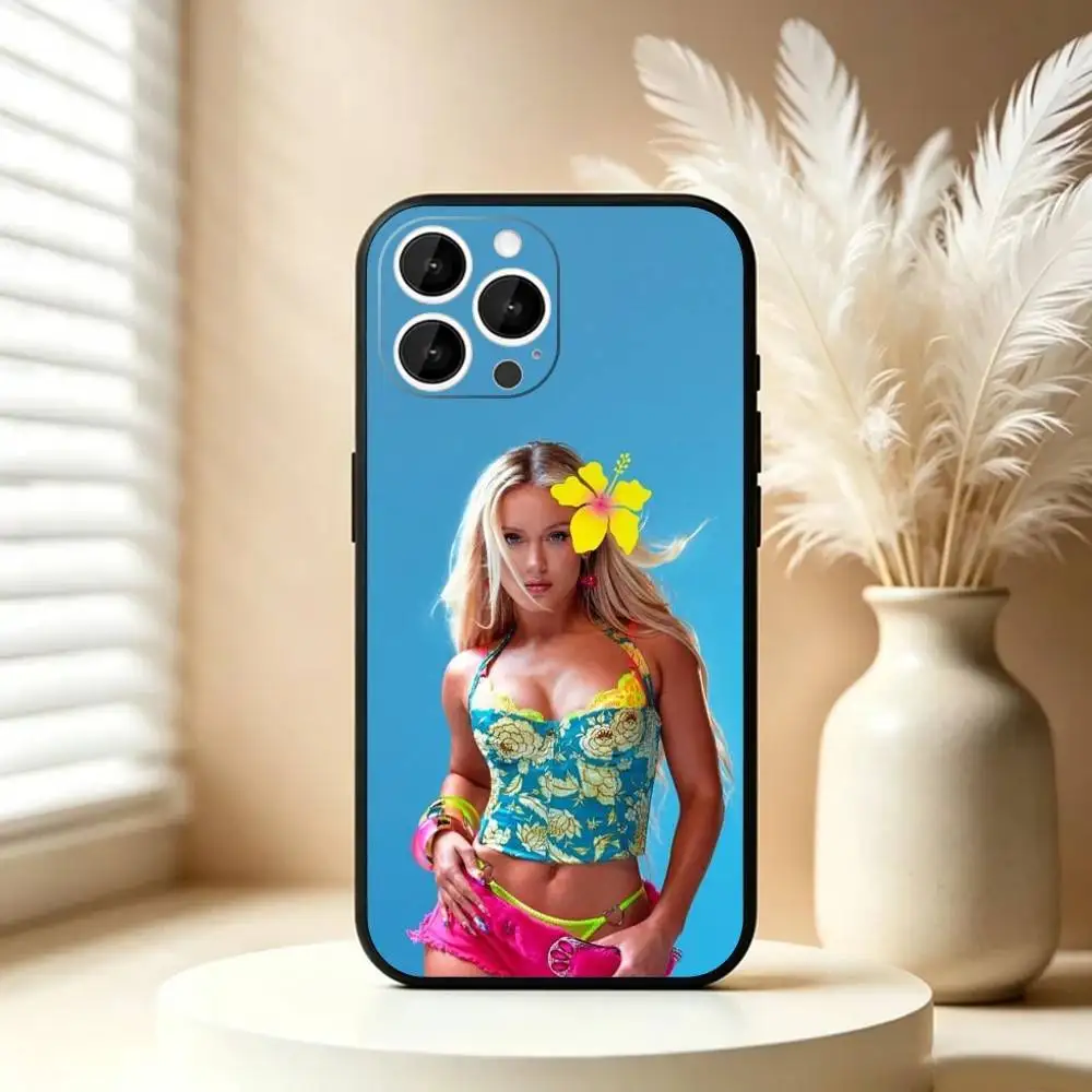 Фото Чехол для телефона Z-Zara Larsson Midnight Sun для iPhone 17, 16, 15, 14, 13, 12, 11 Plus, Pro Max, XS, мягкий силиконовый, черный №3