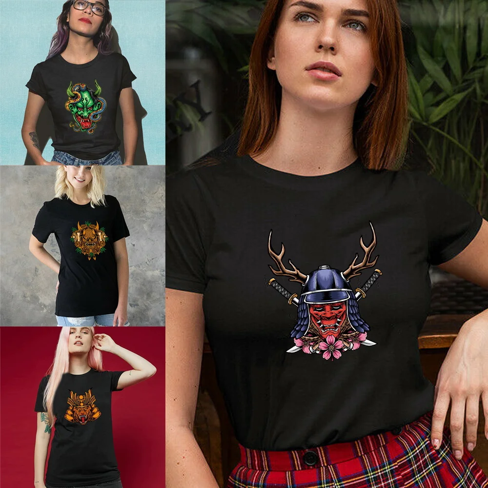 

Monster Printed Short Sleeve 2022 Summer T-Shirt Women Tee Shirt Loose Women's Casual O-neck Hipster Tshirt Fashion Commuter Top