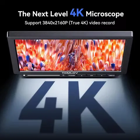 Цифровой микроскоп с автофокусом 4K, 2000X8 дюймов, TM4K-AF, гибкий рычаг, электронный паяльный микроскоп HDMI для ремонта мобильных телефонов
