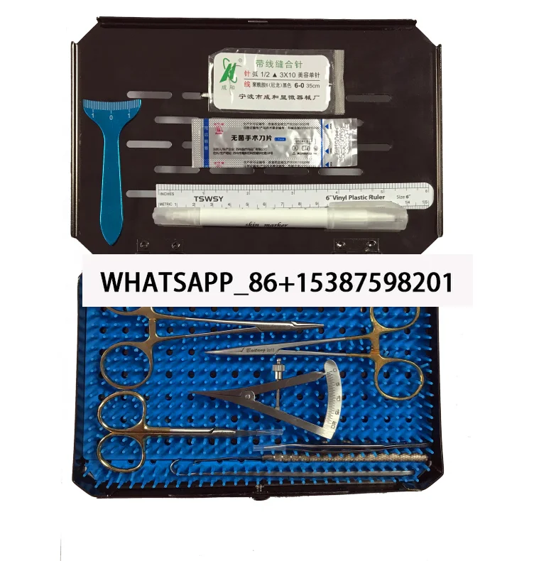 Набор из 12 хірургических инструментов для blepharoplasty хирургические инструменты