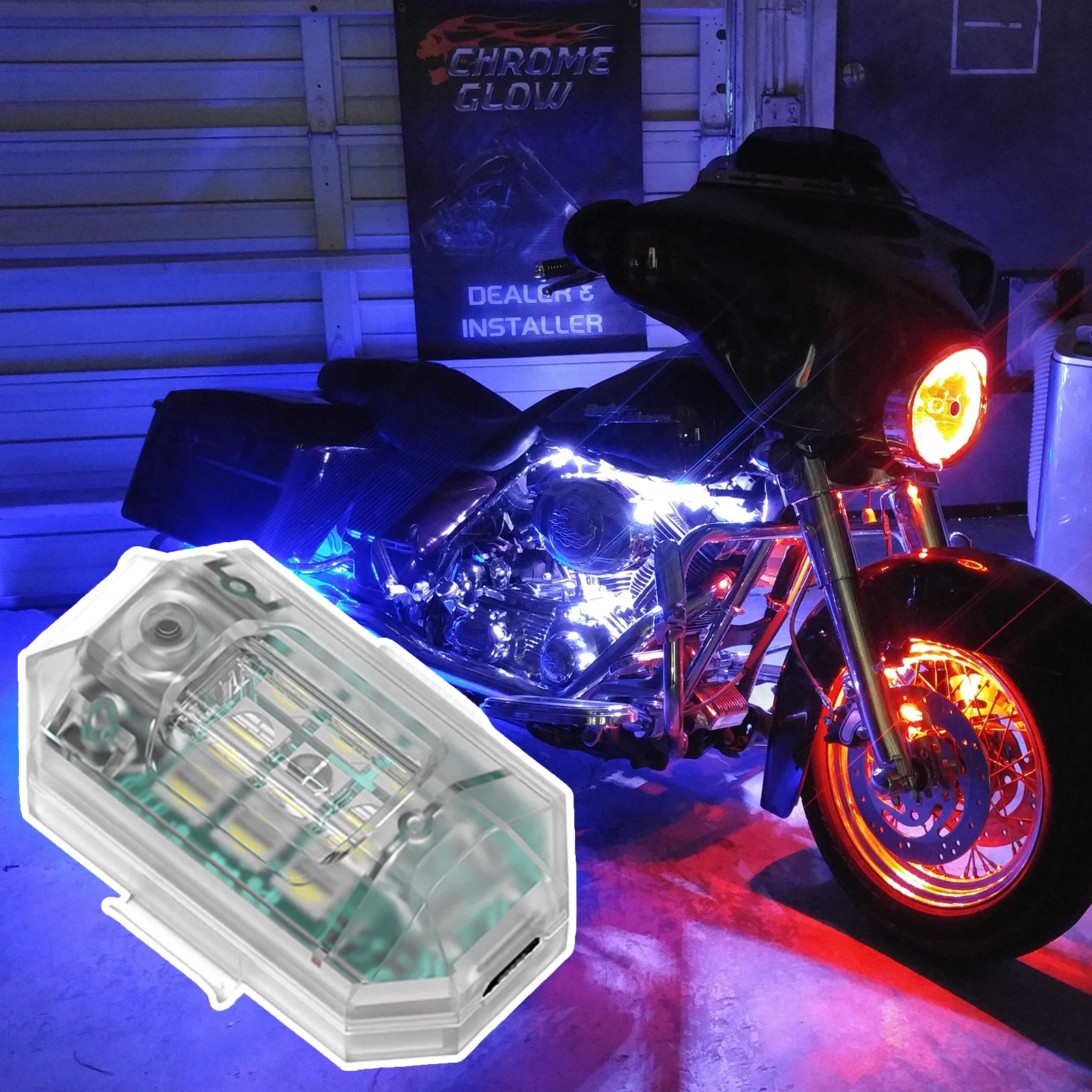 

Universal LED Anti-Collision Drone Strobe Lights | USB Rechargeable 360 High Visibility | Safety Light With 7 Colors For Bikes