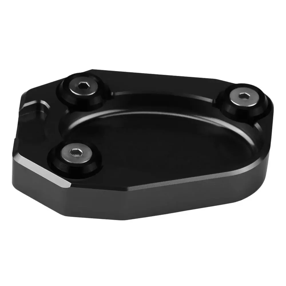 

CNC Aluminum Motorcycle Accessories Side Stand Enlarge Extension Pad Plate Black Suitable For Kawasaki Z1000 ER6N