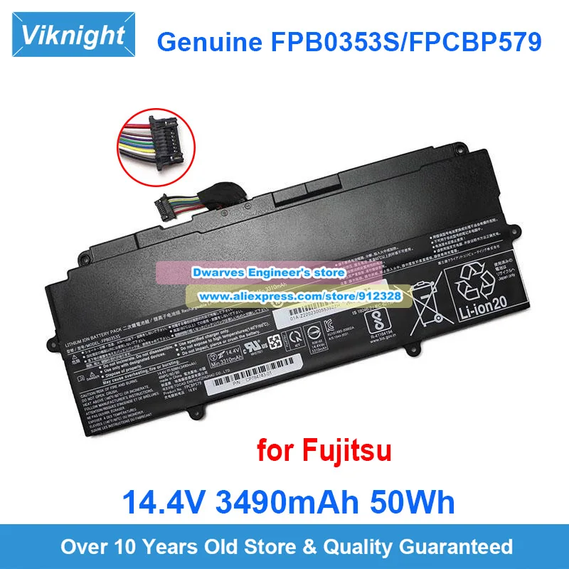 Оригинальный аккумулятор FPB0353S FPCBP579 14 4 В 3490 мАч 50 Втч для Fujitsu PROBOOK 455R G6-7ZX87PA U7411 U9311